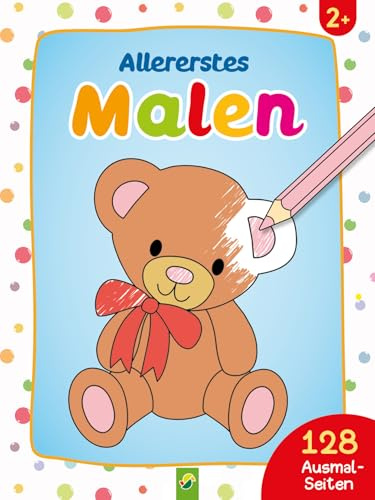 Allererstes Malen: Liebevoller Ausmalspaß ab 2 Jahren mit großen Motiven und einfachen Formen