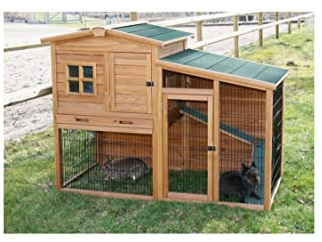 Kerbl Pet Kleintierstall FORTUNA 160x80x117cm inkl.Freigehege