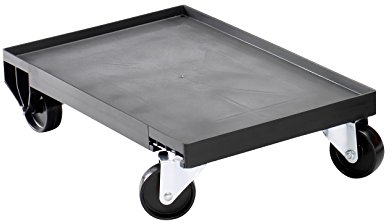 Durable Lager Trolley, schwarz, mit 4 Rollen, bis 250kg belastbar, 400 x 160 x 600 mm, 1809693060