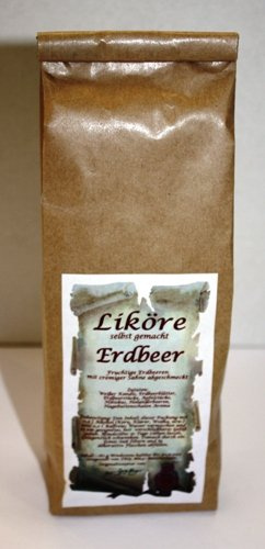Erdbeer Likör Ansatz 180 g Fruchtig Tee-Meyer