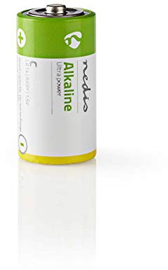 CONECTICPLUS - Lote de 2 Pilas alcalinas 1,5 V C / LR14