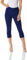 Roman Originals Cropped Trousers for Women UK Ladies Capri Leggings Summer Pants Short Crop Stretch 3/4 Length Three Quarter Pedal Pusher Clothes Elasticated Bengaline Cut Off - Midnight - Size 12