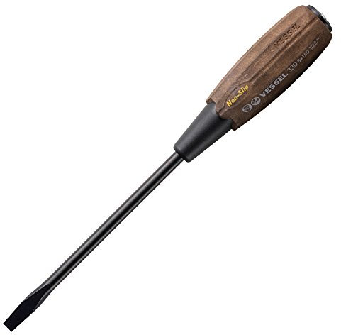 VESSEL WOOD-COMPO Non-Slip Tang-Thru Screwdriver (-8x150 (5/16x6) 330S8150)