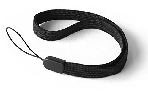trage.band® dragonne robuste pour poignet, 50 pcs. noir | Sangle de poignet courte et robuste pour marquer et transporter différents objets.