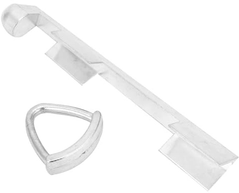 Billard Queue Spitzenklemme, 11x2x1,5cm/4,3x0,8x0,6 Zoll Billard Snooker Stockklemme Billard Bar Pool Queue Spitze Presse Form Werkzeug Queue Stick Tip Reparatur Kit für Billard Tisch Queue Tips