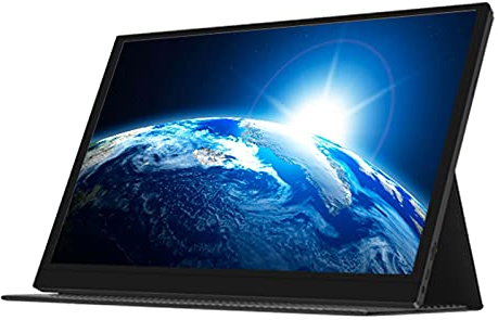 TOMYEUS Portable Monitor USB-C Portable Monitor 15.6'' FHD HDR IPS Computer Display With Dual Type-C Mini HDMI Gaming Monitor For Laptop PC PS4 Xbox Phone Monitor (Size : No touch screen)