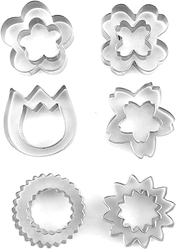 yufana Forme Diverse, Stampi per Biscotti, Formine per Biscotti, Stampi Biscotti Metallo (26 * 16 * 2cm)