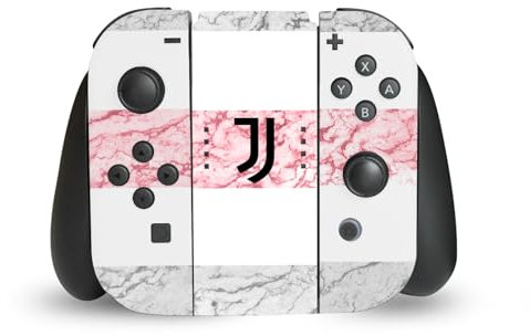 Head Case Designs Offizielle Juventus Football Club Away 2023/24 Match Kit Vinyl Haut Gaming Aufkleber Abziehbild Abdeckung kompatibel mit Nintendo Switch Joy-Con Controller