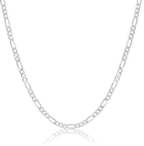 Mary & Jules Silberkette Damen 925 ohne Anhänger aus recyceltem 925 Sterling Silber - Kette Silber 45 cm für Frauen & Mädchen, Kette Damen Silber, hautverträglich & langlebig