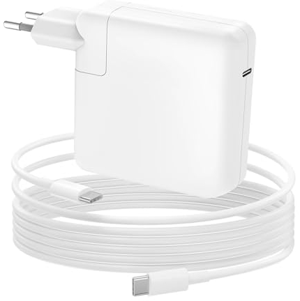 Mac Book Ladekabel,USB C Ladegerät 96w Schnell Netzteil für MacBook Pro 16, 15, 14, 13 Zoll, MacBook Air 13'', iPad Pro 12.9/11'' 2020/2019/2018 mit 1.8M USB C zu C Ladekabel