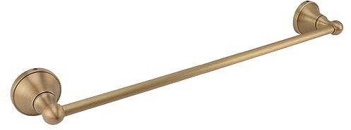 Toallero para toallero, toallero, toallero con ventosa, color dorado antiguo, toallero montado en la pared, toallero decorativo de estilo vintage, accesorios de baño para ducha, baño, cocina, puerta
