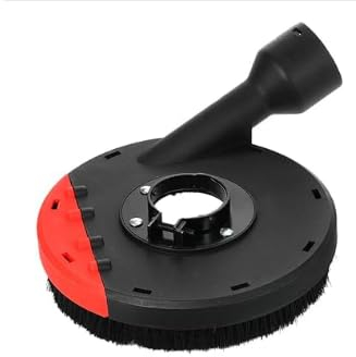 Jeinbuil Absaughaube für Betonschleifer 125mm, Absaughaube Winkelschleifer 115/125/150mm Winkelschleifer Absaugung mit Diamantschleiftopf für Beton (150 mm x 15 mm)