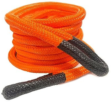 Corde de treuil synthétique, 20mm * 6m 19800lbs corde de récupération Automobile secours sauvage ligne électrique corde corde remorque corde Force à haute résistance pour treuils ATV UTV camion bateau