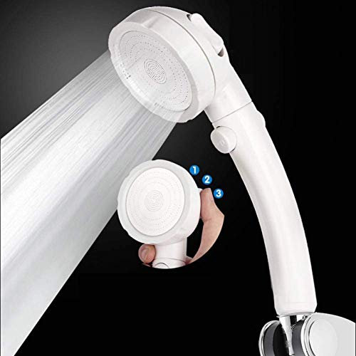 Pommeau de douche Pommeau de douche à économie d'eau Pommeau de douche à pluie haute pression 3 étapes Pommeau de douche spa Brume compatible avec salle de bain Douche à bille en céramique pour