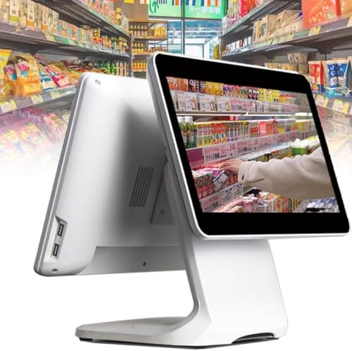 Caisse Enregistreuse Intelligente Avec écran Tactile De 15,6 Et écran Client De 13,3 Pouces, Moniteur De Caisse Lcd Tout-En-Un Pour Vente Au Détail, Restaurant, Terminal De Point De Vente Commercial