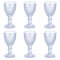 Villa d'Este Home Tivoli 1996 Lot de 6 liqueurs 50 ml en verre transparent, Diamond