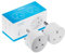 UPXNBOR Smart Plug Wi-Fi Outlet, Works with Alexa & Google Home, Wireless Smart Socket with Energy Monitoring, Timer & App Remote Control, Device Sharing, 2.4GHz Wi-Fi Only, 13A (2 Pack)