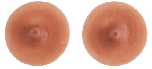 Cache-tétons réalistes en Silicone Liquide, Autocollants – Faux tétons 3D protubérants pour Femmes, travestis et Cosplay - Couleur Chair