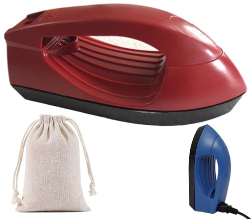 Fer à repasser – Primé Lépine 2025, fer à repasser abryos, defroisseur abryos, Compact et portable, Repassage express, partout avec vous, Convient pour la maison ou les voyages (Rouge)