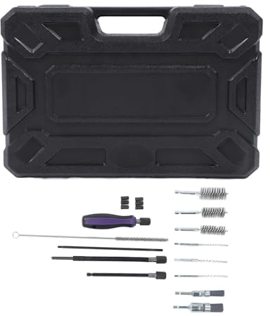 19 Pezzi Accessori per Trapano con Spazzole Metalliche Ritorte, Set di Spazzole Metalliche per Pulizia Trapano per Motore Auto e Base Iniettore Carburante, Kit Spazzole per