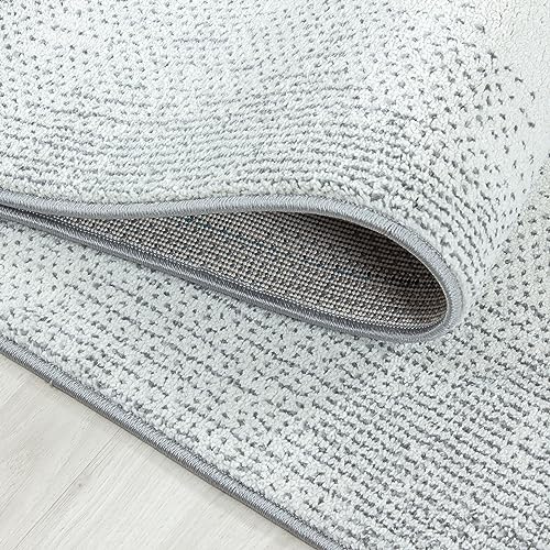 KADIMA DESIGN Kinderteppich REH-Motiv Waldtiere Pflegeleicht Bunt Waschbar Strapazierfähig Rund Pink 160x160 cm Kinderzimmer Fußbodenheizung geeignet Schadstoffgeprüft Oeko-TEX | NOLA