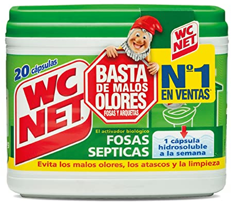 Wc Net Fosa Septica 20 Capsulas x 18 g, Multicolor