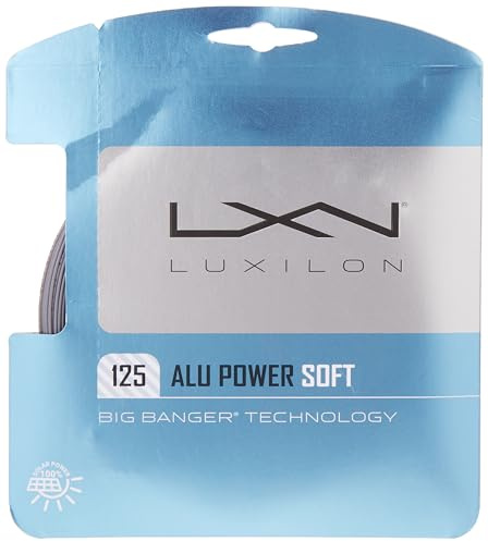 Wilson Luxilon Alu Power Soft Tennis Racket String 1.25 mm, Silver