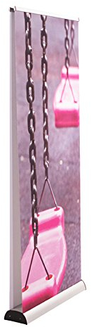 Twin Roller Banner (4 Stück) - In-teuer, beweglicher und kratzfest (85 CM) - Twin Roller Banners (Pack of 4) - In-expensive, Portable & Scratch-resistant (85 CM)