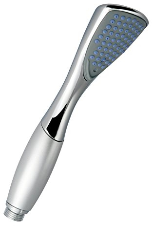 Hochwertiger Designer Handbrause Duschkopf - Handbrause Modern Schmal 1-Funktions Finish: chrom/-matt Satiniert Material: Kunststoff-Novoterm-Loge