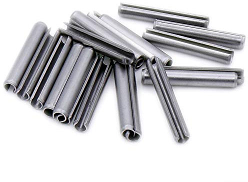 D3.5 (3.5mm x 22mm) Slotted Spring Pin (Heavy) - Stainless Steel (A1) (Pack of 20)