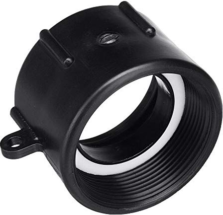 TopHomer 1000L IBC Water Tank 50mm 2 Valve Adapter Connector Barrels Fitting Parts Heavy Duty BSP Adaptor Female to Female Connector for IBC Tank Valve