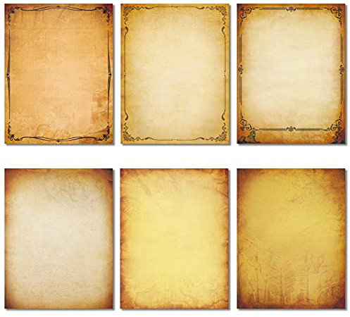 102 Blatt Vintage Briefpapier 6 Muster antiker griechischer Mythos Stil, 21,6 x 27,9 cm