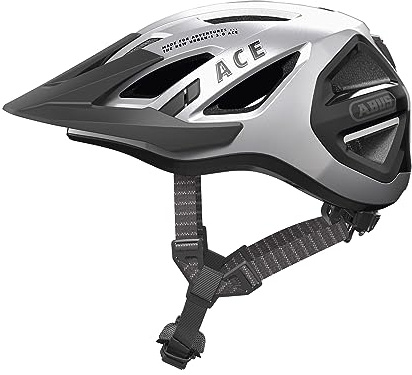 ABUS Stadthelm Urban-I 3.0 ACE - sportlicher Fahrradhelm mit LED-Rücklicht, verlängertem Schirm und Magnetverschluss - für Damen und Herren