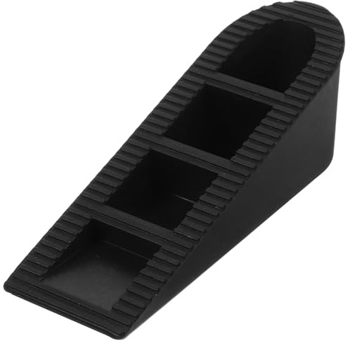 Operitacx TüRstopper Gummi GroßEr Türkeil Für Schwere Türen Rutschfester Und Kratzfester TüRstopper Für Zuhause Und BüRo 15.9 Cm Schwarz