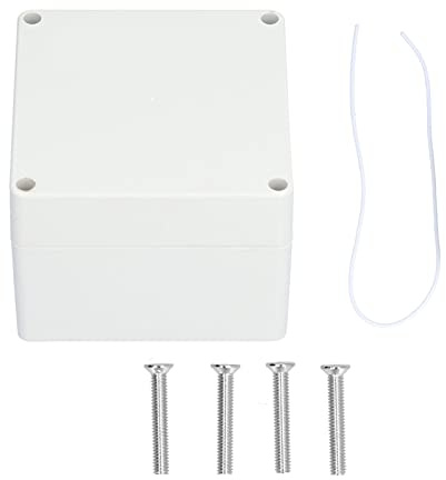 Anschlussdose, 12 Größenauswahl Abzweigdose Wasserdichtes IP65 Abzweigkasten ABS Elektrisches Anschlusskästen DIY Kunststoff Fall Verdrahtungs Verteilerkasten aufputz (12 * 12 * 9cm)