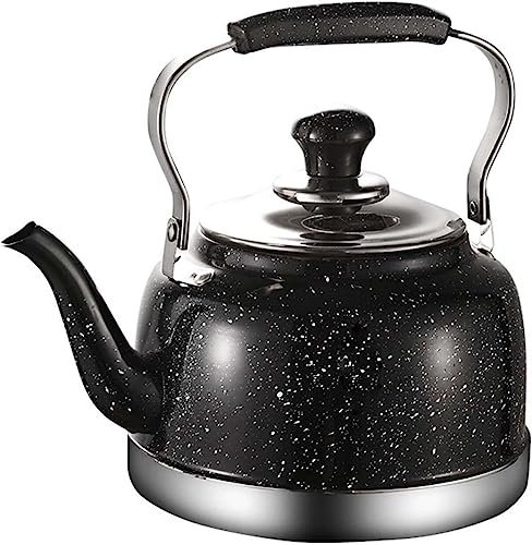 Bouilloire Sifflante Théière avec Sifflet Bouilloire À Thé Avec Bouilloire De Vidange De Thé Bouilloire Universelle Sur La Cuisinière Théières En Acier Inoxydable Théière Pour Cuisinière À Induction T