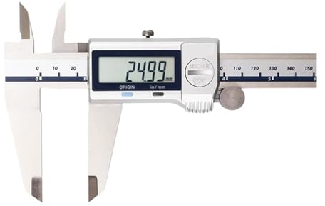 FUNTLY Calibre Digital Profesional Calibradores Digitales ABS a Prueba de Agua IP67 500-752-20 500-753-20 500-754-10 0-150/200/300 mm 0-6/8/12 Pulgadas (Color : 500-754-10(0-300mm))
