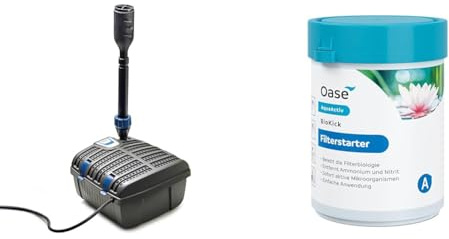 OASE 75952 Filtral UVC-Klärer 9000, geeignet für Teiche bis 9 m³ & OASE 43138 AquaActiv BioKick 200 ml für 10.000 l