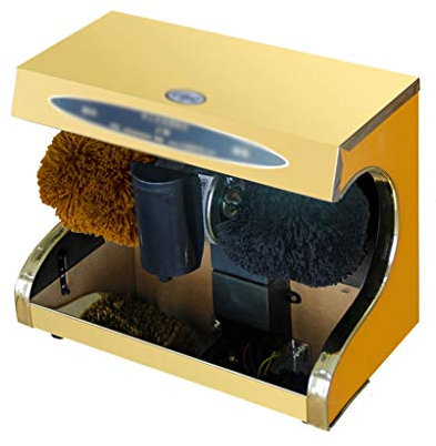 Cireuse à Chaussures électrique, cireuse à Chaussures à Induction Automatique en Acier Inoxydable pour Le dépoussiérage et polisseuse Polihoe pour Le dépoussiérage et Le Polissage, Petite cireuse à