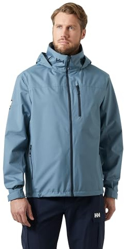 Helly Hansen herrjacka med huva, tvättad marinblå, S