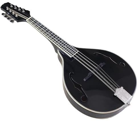 Mandoline Instrument Spielart Hochglanz-Mandoline Mit 8 Saiten Klassisches Melodieinstrument Mandoline Im A-Stil Für Anfänger Und Erwachsene(B)