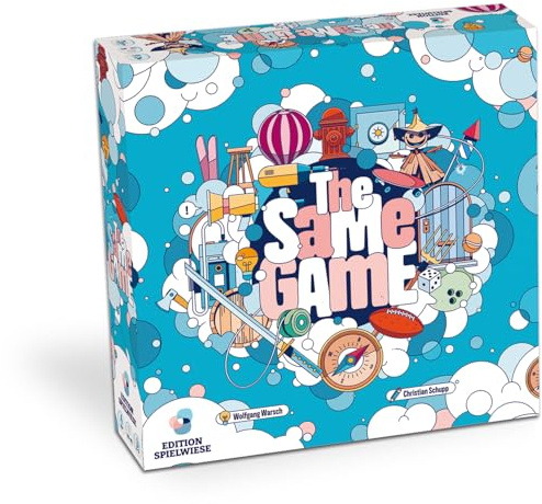 Edition Spielwiese, The Same Game, kooperatives Spiel, Gesellschaftsspiel für kreative Denker, spannendes Diskussionsspiel, Für 3–6 Spieler ab 10 Jahren