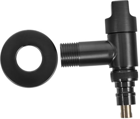 Housoutil Stainless Steel Faucet Connector for Washing Machine Shut Off Valve Replacement Automatic Water Stop Multi-use for Laundry Kitchen