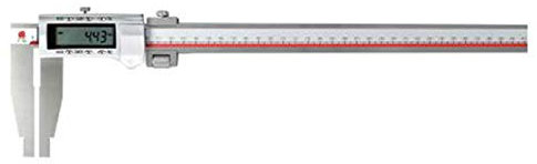 IEOWY Calibrador Digital Vernier de 500 mm, 600 mm, 1000 mm y 1500 mm, Herramienta de medición Digital unidireccional con Cuerpo metálico y Pantalla LCD.