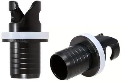 Lyivisk 2 Stück Schlauchboot Pumpe Adapter Hochwertig mit Rotierendem Design Kompatibel Mit Luftpumpe und Kompressor Ideal für SUP Pumpe und Kajak Zubehör