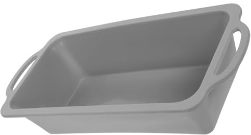 VICASKY Silicone Bread Pan Metal Frame Reinforced Loaf Mold Nonstick Baking Mould for Toast French Bread Scones