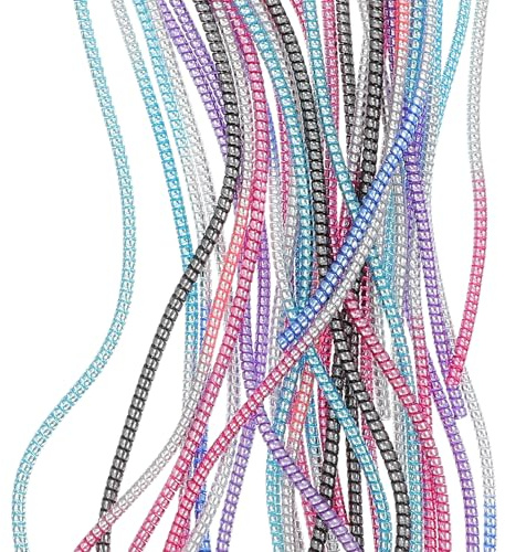 NOLITOY 8pcs Sturdy Wire Sleeve Cable Management Wrap with Pvc Material and 1.4m Length for Organizing Network Cables in Tv Entertainment Center Or Workstation Assorted style