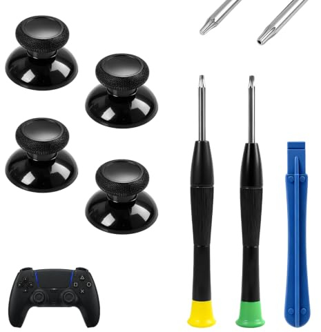 Kit de Reemplazo de Palancas Analógicas para Mandos Series X/S, One, One X/S y One Elite | Thumbsticks Duraderos con Herramientas Incluidas | Reparación Fácil para Joysticks Desgastados o Rotos ﻿
