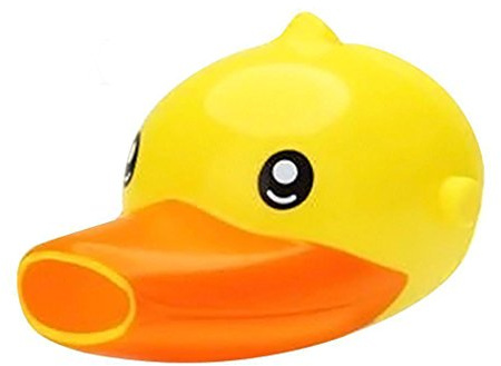 HENGSONG Wasserhahn Anzapfung Extender Waschtischarmatur für Kinder Baby Hande Waschen Badezimmer Küche (Gelb Ente)