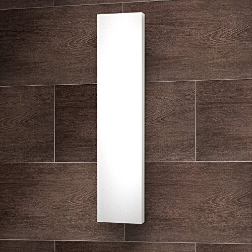 Heizkörper Milano mit Mittelanschluss, 180x60 cm, 1070 Watt Leistung, Weiß, Design-Heizkörper für Zweirohrsysteme